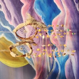 Set of dreamcatchers